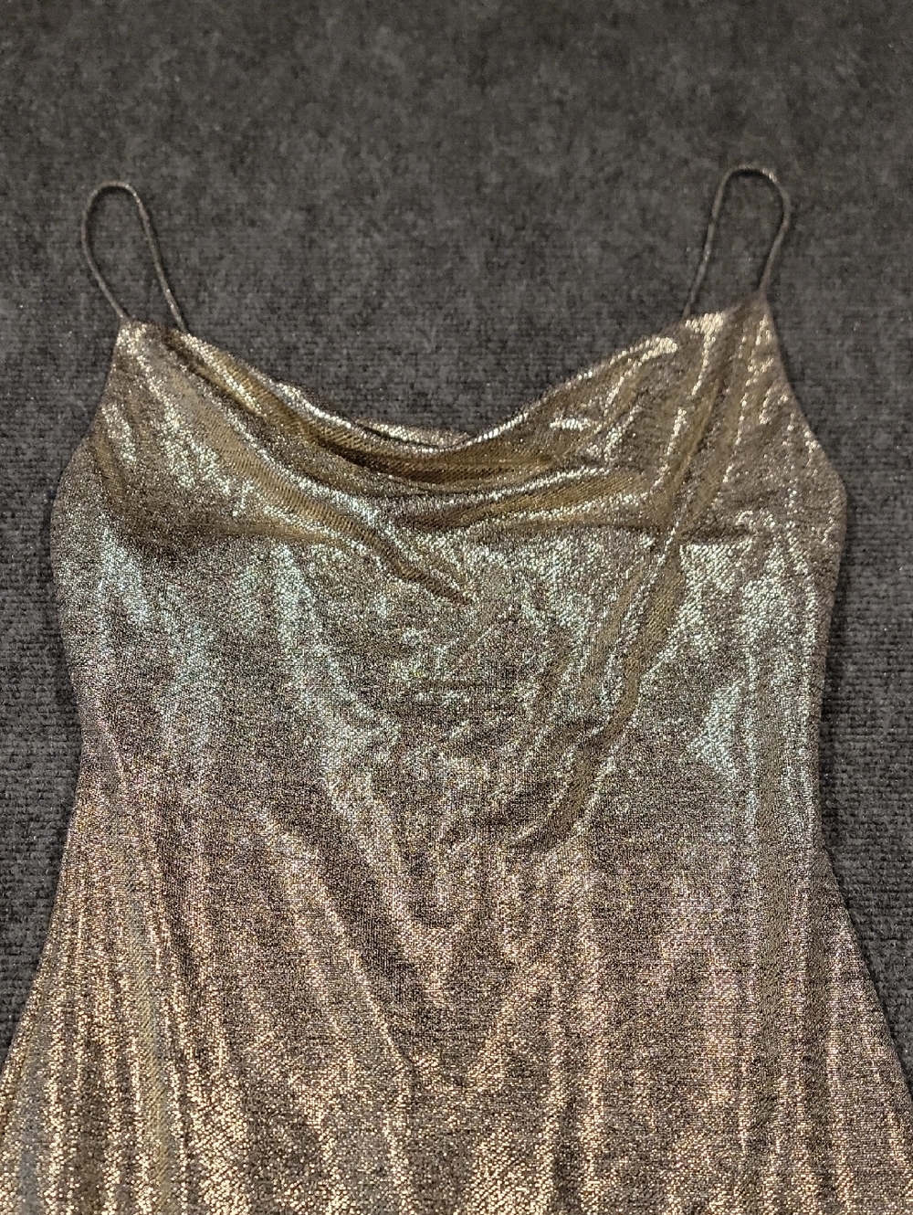 Alice + Olivia Gold Dress Size 2 Excellent Condition - Picture 2 of 8